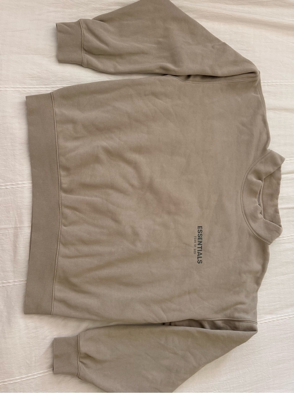 Fear of God Essentials Crewneck Sweatshirt - Taupe